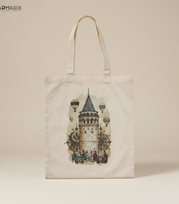 Tote Bag - Ottoman Galata Tower Heritage