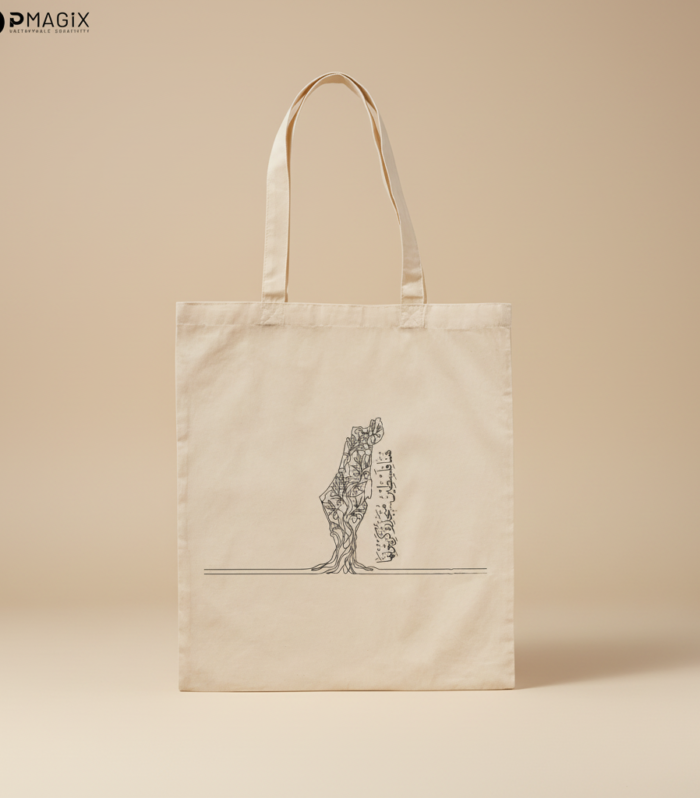 Tote Bag - Here is Palestine, Rooted Like its