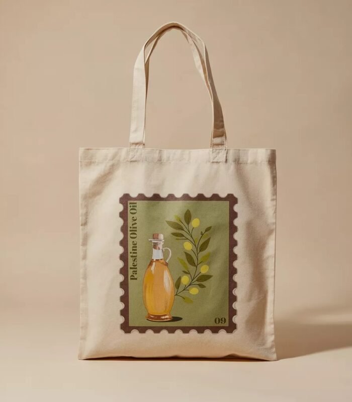 Tote Bag - Olive Oil Postage Stamp